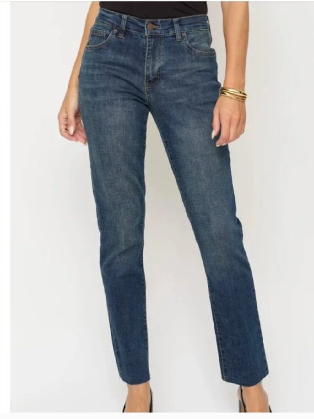 Oliver Logan Crosby Boyfriend‎ Tapered Blue Denim Jeans